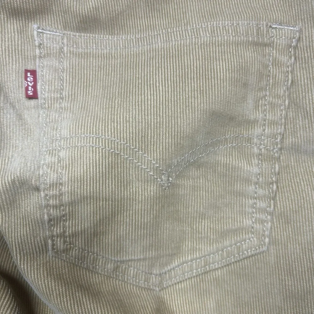 Levis 512 Pants Mens 30x32* Khaki Slim Tapered Micro‎ Corduroy Stretch 5 Pocket